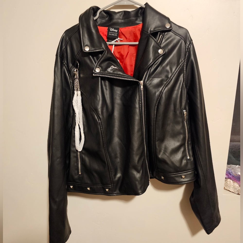 NWT Disney Cruella Black Jacket with Red Lining